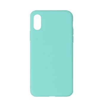 Barevný silikonový kryt pro Iphone XS Max - Světle modrý