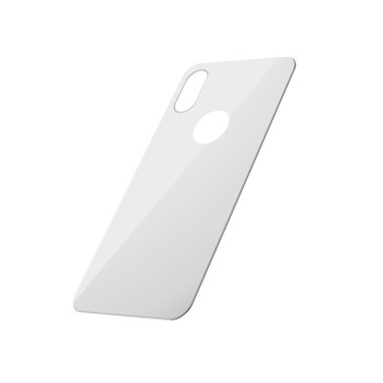 Baseus tvrzené zaoblené sklo na zadní stranu telefonu pro iPhone XS Max bílá