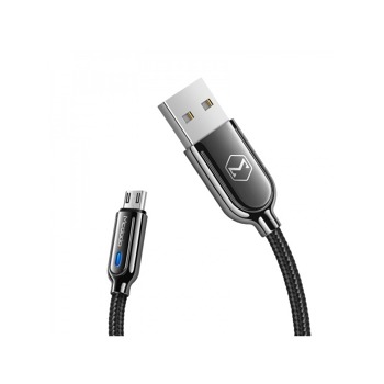 Mcdodo nabíjecí/datový kabel Micro USB s inteligentním vypnutím Smart Series 1,5 m černá