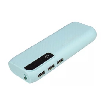 Power banka se třemi USB A vstupy + Micro USB - 10000 mAh, Modrá