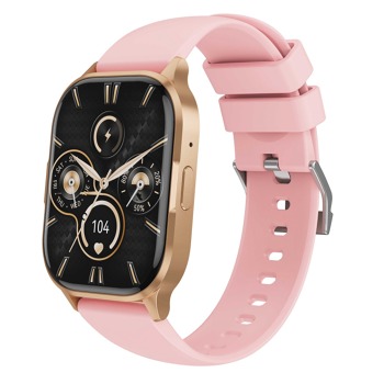 Luxusní chytré hodinky XO J10 Amoled - Zlato-růžové
