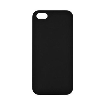 Černý silikonový kryt pro iPhone 5/5S/SE