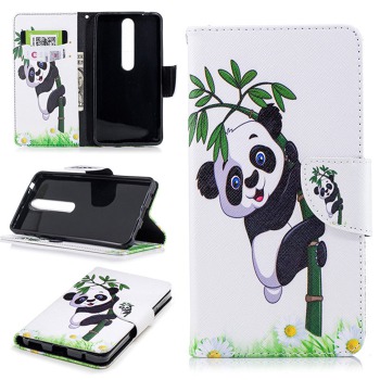 Pouzdro pro Nokia 5.1 - Panda na stromě