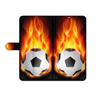 Knížkový obal na mobil Samsung Galaxy S6 Edge Plus - Fotbalový míč