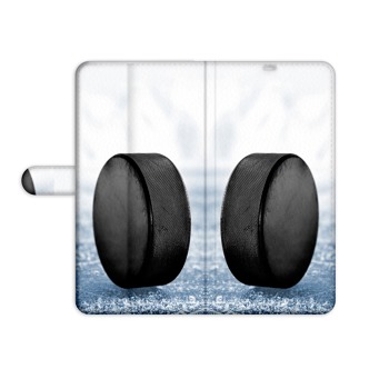 Flipové pouzdro pro mobil Samsung Galaxy S4 Mini - Hokejový puk