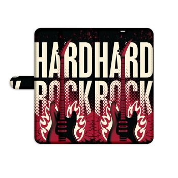Knížkový obal pro mobil Huawei P9 (2016) - Hard rock