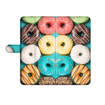 Knížkový obal na mobil Honor 8 - Donuty
