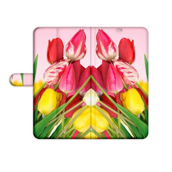 Knížkové pouzdro pro iPhone 5 / 5S / SE - Tulipány