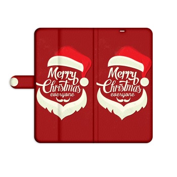 Flipové pouzdro pro iPhone 5 / 5S / SE - Šťastné a veselé vánoce