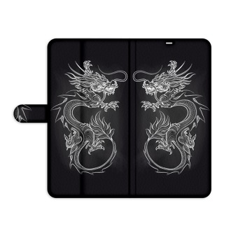Knížkové pouzdro pro iPhone 5 / 5S / SE - Čínský drak