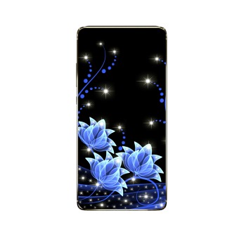 Obal na mobil Nokia 3 - Modré květiny