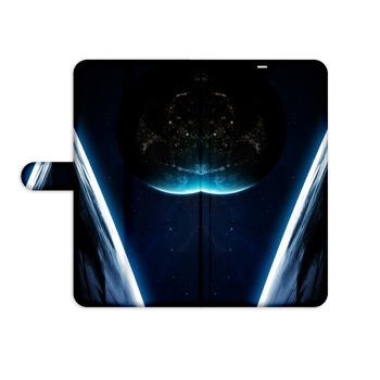 Knížkový obal na mobil Asus Zenfone Go ZB500KG - Temný vesmír