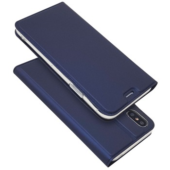 Tenké luxusní pouzdro pro iPhone XS - Modré