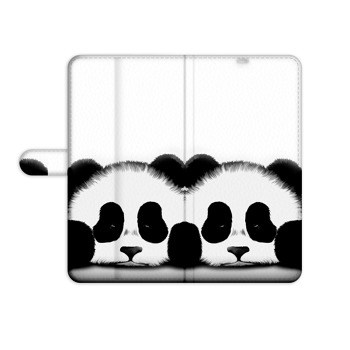 Flipové pouzdro pro iPhone Xs - Panda