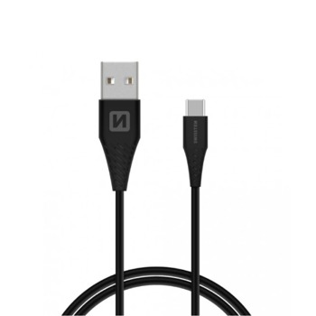 Swissten nabíjecí kabel USB-C - 1.5M, Černý