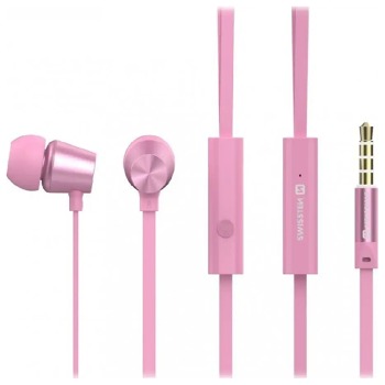Swissten kovová sluchátka YS500 - Růžová