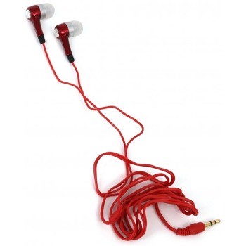 FS FH1016 hi-fi sluchátka do uší - Červené