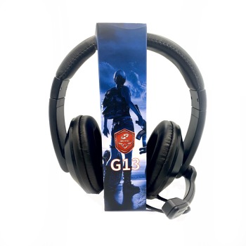 Herní drátová sluchátka G13 - Černá