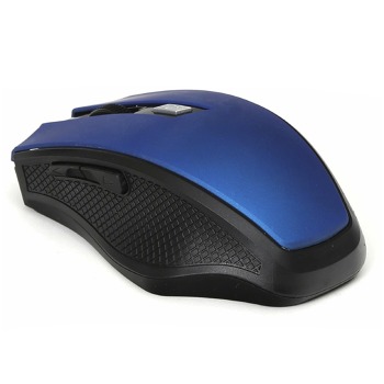 Luxusní ergonomická bezdrátová myš Omega - Modro - černá