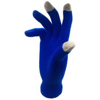 Dotykové zimní rukavice - Modré