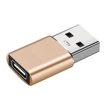 Redukce z USB-C na USB - Zlatá