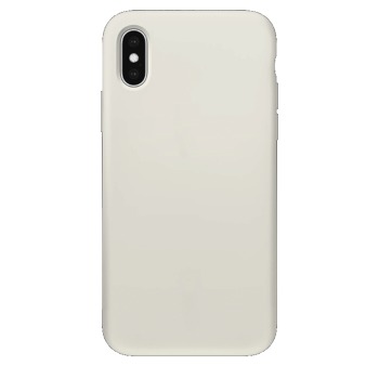 Barevný silikonový kryt pro Iphone XS Max - Bílý