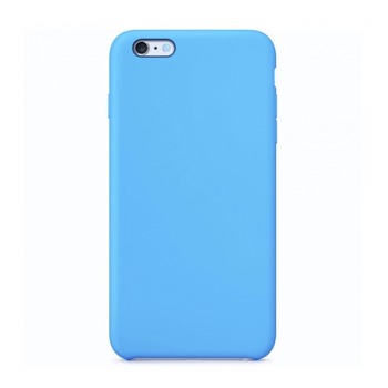 Barevný silikonový kryt pro iPhone 6/6S - Modrý