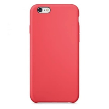 Barevný silikonový kryt pro iPhone 6/6S - Tmavě růžový