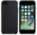 Barevný silikonový kryt pro iPhone 8 - Černý