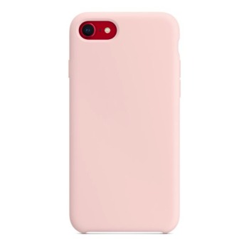 Barevný silikonový kryt pro iPhone 8 - Růžový