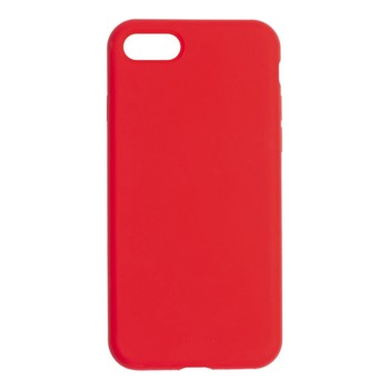 Barevný silikonový kryt pro iPhone SE2020 - Červený