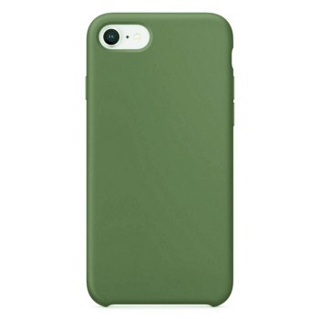 Barevný silikonový kryt pro iPhone SE2020 - Zelený