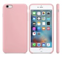 Barevný silikonový kryt pro iPhone SE2022 - Růžový