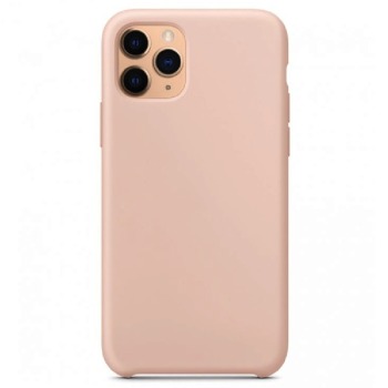 Barevný silikonový kryt pro iPhone 11 Pro - Růžový