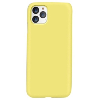 Barevný silikonový kryt pro iPhone 11 Pro - Žlutý