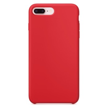 Barevný silikonový kryt pro iPhone 7 Plus - Červený