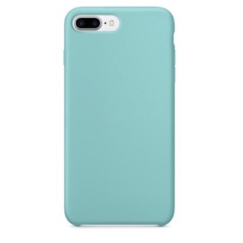 Barevný silikonový kryt pro iPhone 7 Plus - Světle modrý