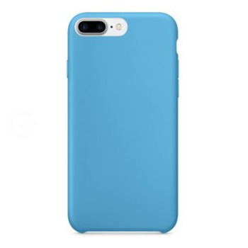 Barevný silikonový kryt pro iPhone 7 Plus - Modrý