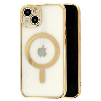 MagSafe kryt se zlatým rámečkem a krytem na kameru pro iPhone 12 Pro