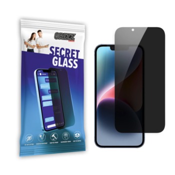 Diskrétní tvrzené sklo GrizzGlass Secret Glass pro iPhone 14
