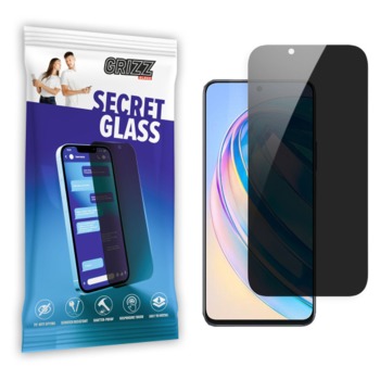 Diskrétní tvrzené sklo GrizzGlass Secret Glass pro Honor X8 5G