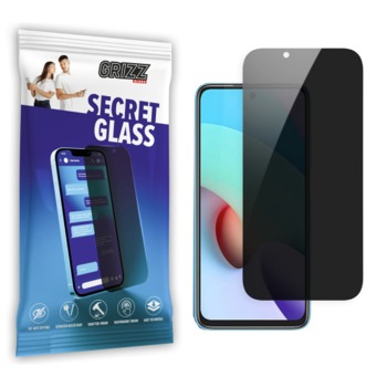 Diskrétní tvrzené sklo GrizzGlass Secret Glass pro Xiaomi Redmi 10