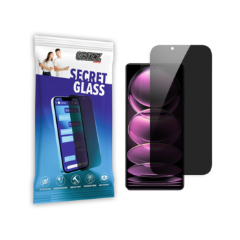 Diskrétní tvrzené sklo GrizzGlass Secret Glass pro Xiaomi Redmi Note 12 Pro Plus 5G