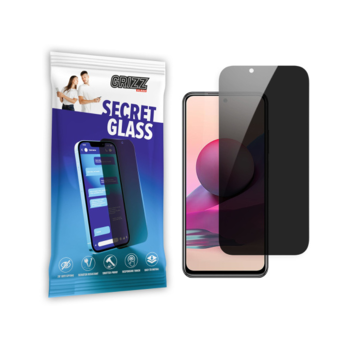 Diskrétní tvrzené sklo GrizzGlass Secret Glass pro Xiaomi Redmi Note 10