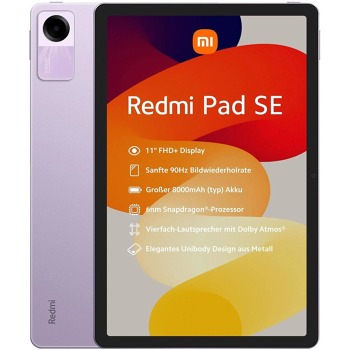 Xiaomi Redmi Pad SE Barva: Lavender Purple Paměť: 4GB/128GB