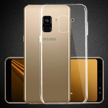 Transparentní silikonová pouzdra pro Samsung Galaxy A8 (2018)