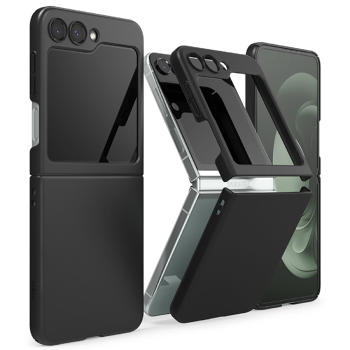Plastový kryt pro Samsung Galaxy Z Flip5 - Černý