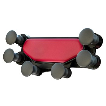 Gravitační kompaktní držák do automobilu (do ventilace) - Červený