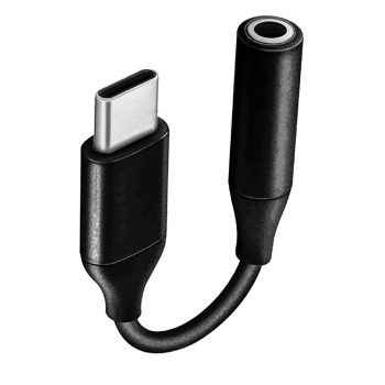 Redukce z USB-C na 3.5mm jack - Černá