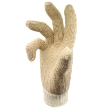 Silné dotykové zimní rukavice - Pískové